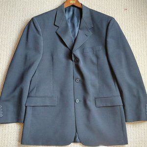 Dark Slate Suit Jacket Size 40s - image 1